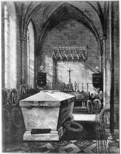 La cappella mortuaria nella chiesa di Santa Maria, Chislehurst, che ospita la tomba dell